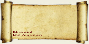 Jana Čorbić vizit kartica